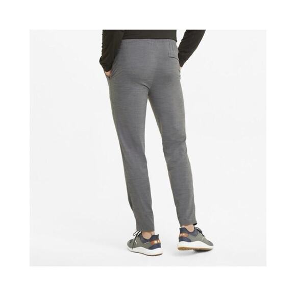 $90 NWT PUMA GOLF Mens L LARGE PANTS JOGGER CLOUDSPUN GRYLBL GREY POLY - Picture 3 of 4